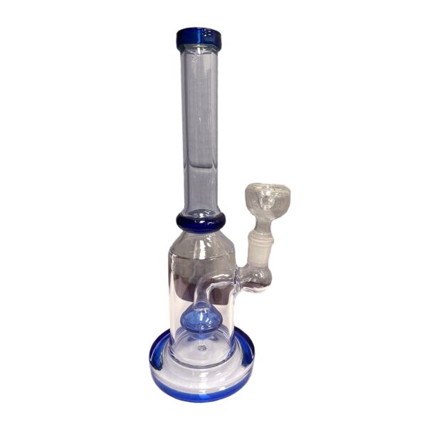 10″ Straight Showerhead Glass Water Pipe. Assorted Colors