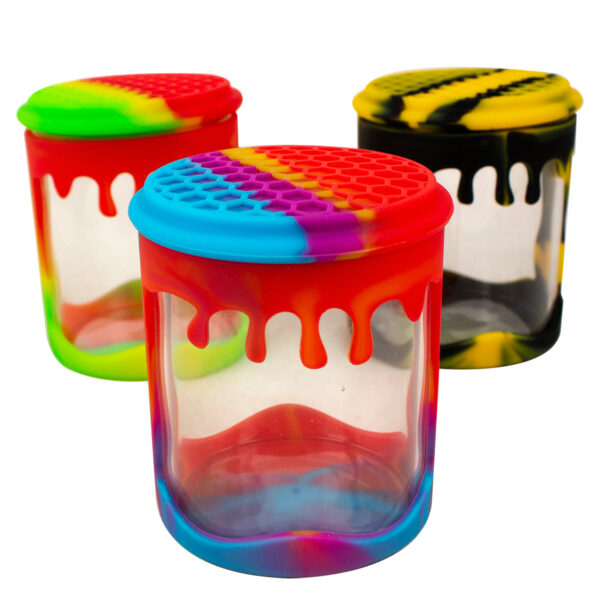 100mL Honeycomb Drip Silicone Container