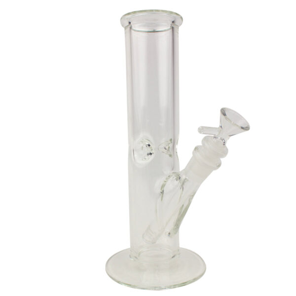 10″ Clear Straight Tube Ice Catcher – Glass Water Pipe