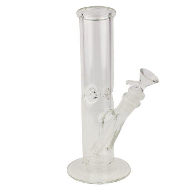 12″ Clear Straight Tube Ice Catcher Glass Water Pipe