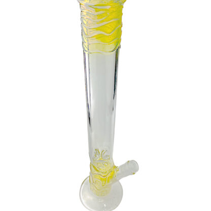 18″ Straight Vase Glass Water Pipe