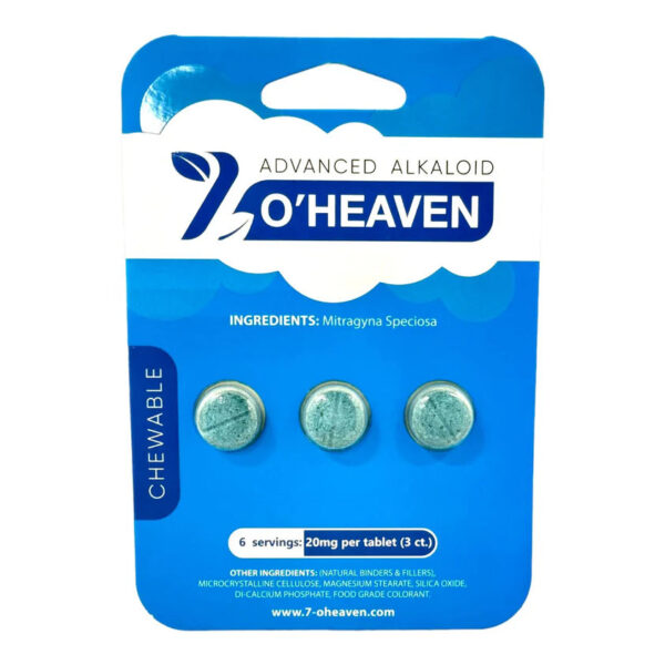 7-O’Heaven Advanced Alkaloid Kratom Tablets