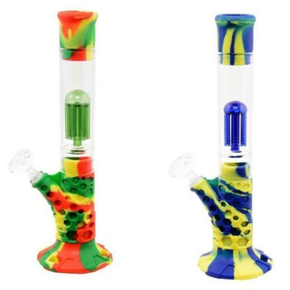 15″ Tree Perc Silicone Water Pipe