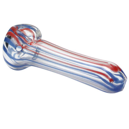 3″ Peanut Wig Wag Glass Hand Pipe