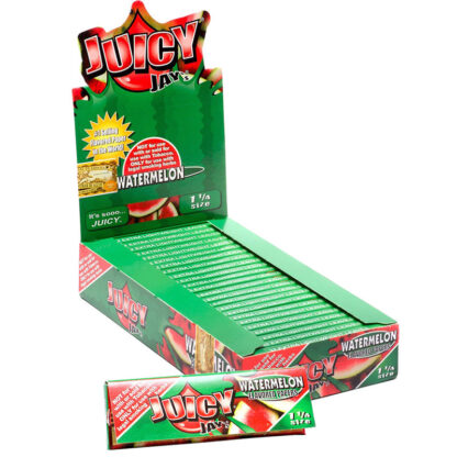 Juicy Jay’s 1 1/4″ Size Rolling Paper Watermelon Flavor