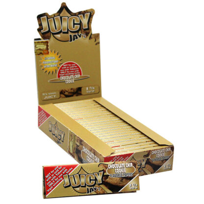 Juicy Jay’s 1 1/4″ Size Rolling Paper Chocolate Chip Cookie Flavor