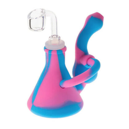 4″ Silicone Recycler Dab Rig Water Pipe