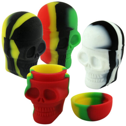 15ml Skull Silicone Jar