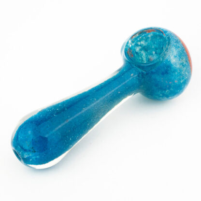 4″ Frit WigWag Bowl Spoon Glass Hand Pipe