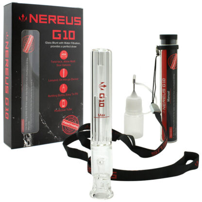 4.5″ Atman Nereus G10 Glass Blunt Bubbler