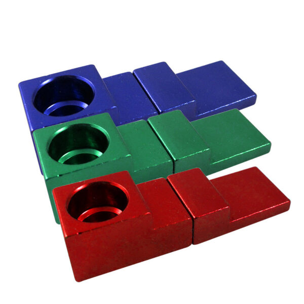 2″ Magnetic Cube Metal Hand Pipe