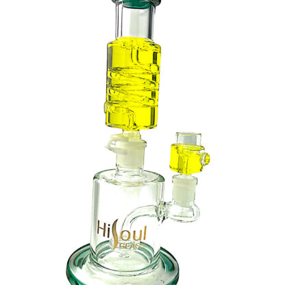 10″ HiSoul Freezable Glycerin Glass Water Pipe