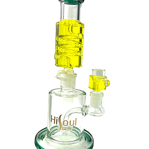 10″ HiSoul Freezable Glycerin Glass Water Pipe