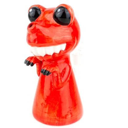 8.5″ T-Rex Dinosaur Beaker Ceramic Hand Pipe