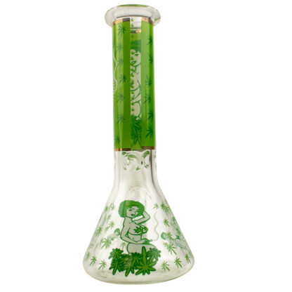 8″ Weed Babe Beaker Glass Water Pipe