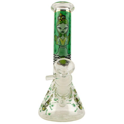 8″ Weed Princess Beaker Glass Water Pipe