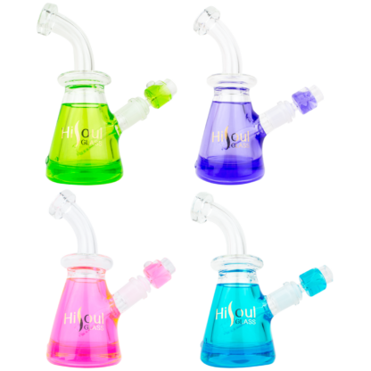 8″ HiSoul Glass Beaker Freezable Water Pipe