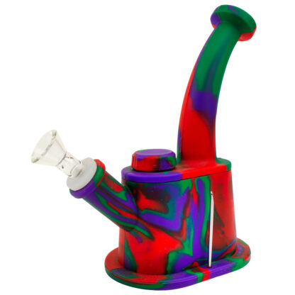 8″ Bent Neck Silicone Water Pipe