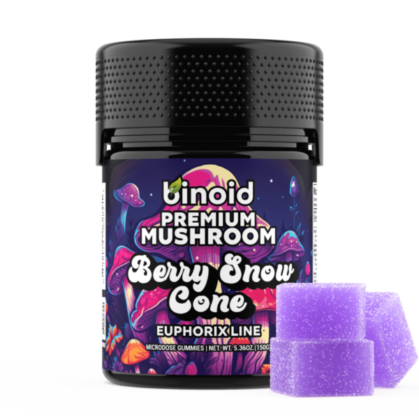 Binoid Premium Mushroom Microdose Gummies (900mg)