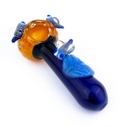 Bee Hive Honey Glass Hand Pipe