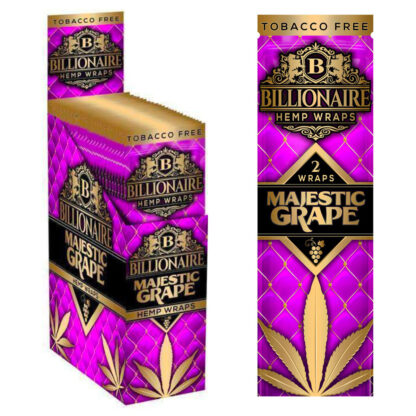 Billionaire Hemp Wraps Majestic Grape