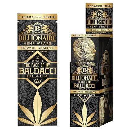 Billionaire Hemp Wraps Private Reserve Baldacci Black