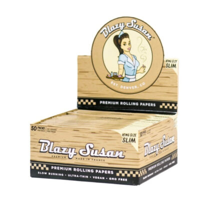 Blazy Susan King Size Slim Unbleached Rolling Papers