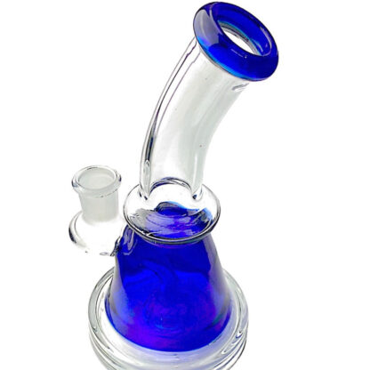 6″ Curve Perc Glass Water Pipe