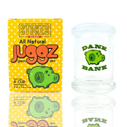 Stokes Juggz Dank Bank Glass Jar