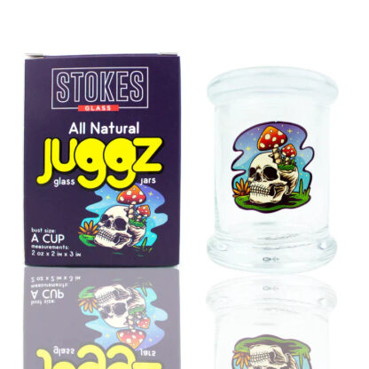 Stokes Juggz Skeleton Glass Jar