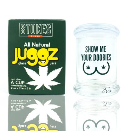 Stokes Juggz Show Me Your Doobies Glass Jar