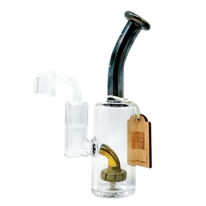 7″ Cheech Fumed Cylinder Shape Glass Water Pipe