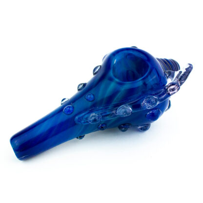 Colorful Conch Shell Spiked Spoon Hand Pipe