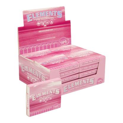 Elements Pink Pre Rolled Tips