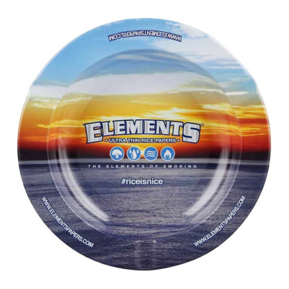 Elements 5.5″ Metal Ashtray Blue