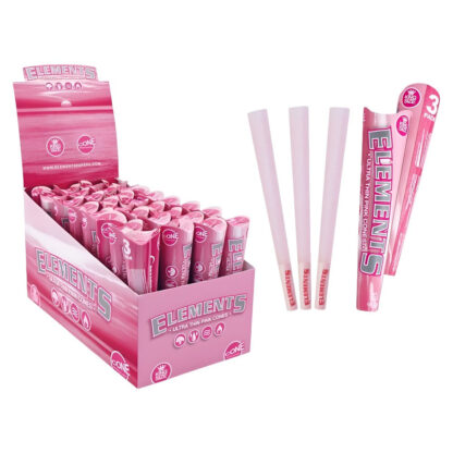 Elements Pink Cones King Size Ultra Thin