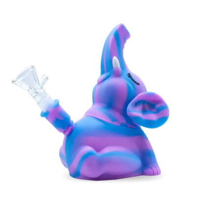 6″ Sleepy Elephant Silicone Water Pipe