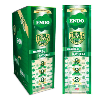 Endo Triple Double Hemp Wraps And Cones