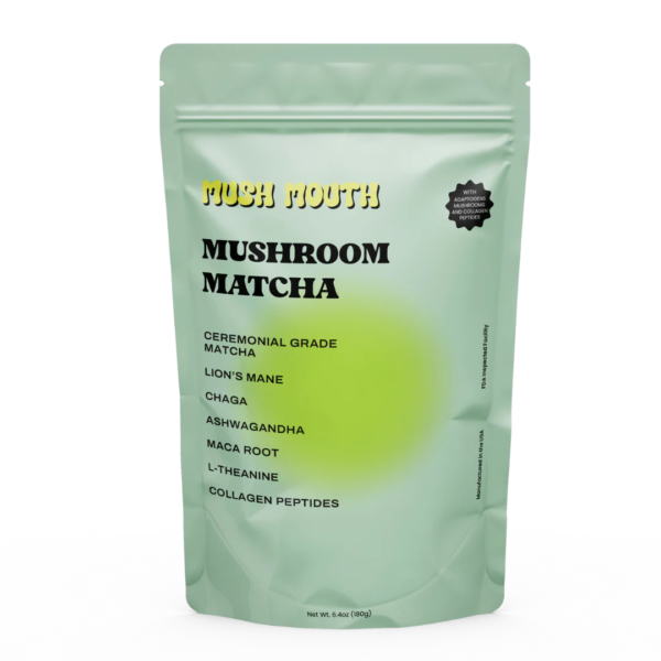 Mush Mouth Matcha + Adaptogens and Collagen