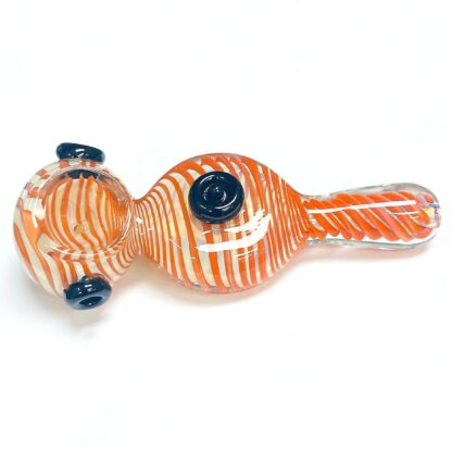 5″ Donut with Button – Glass Hand Pipe (Assorted Colors)