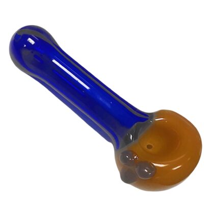 5″ Vintage Glass 3 Dots – Glass Hand Pipe (Assorted Colors)