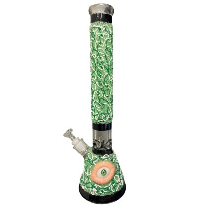 18″ Swirl Designed Eye Glass Beaker Water Pipe