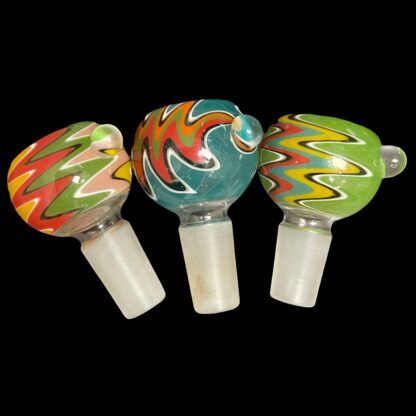 14mm Male Wigwag Glass Bowl