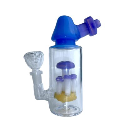 7″ Mushroom Glass Water Pipe