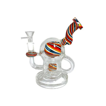 7″ Swirl Colors Ball Water Pipe