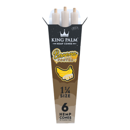 King Palm Hemp Cones 1 1/4 Banana Foster