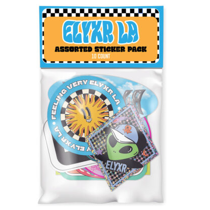 Elyxr LA Assorted Sticker Pack (10 Count)