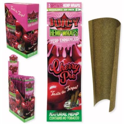 Juicy Jay’s Hemp Wraps Terp Enhanced Cherry Pie