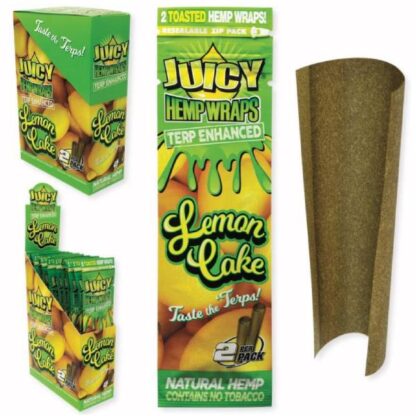 Juicy Jay’s Hemp Wraps Terp Enhanced Lemon Cake