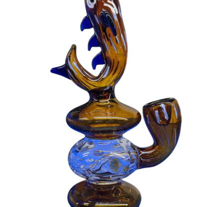 8″ Shark Design Glass Water Pipe